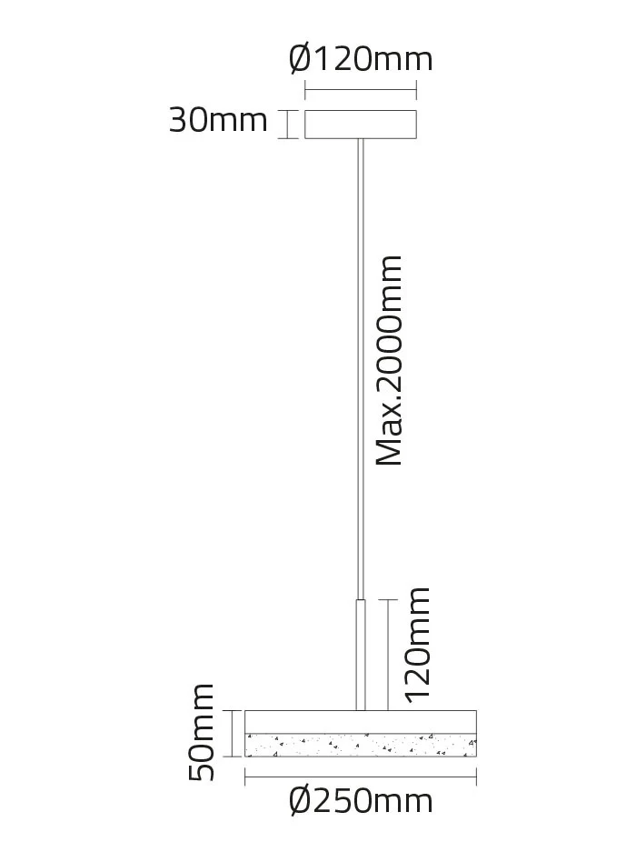 Maretti Lighting Ingria Hanging Lamp – 25cm - Image 6