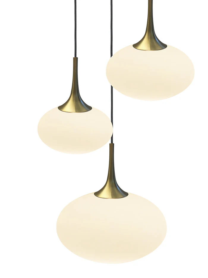 Maretti Lighting Paradiso Ceiling Light – 3 Light – Opal Glass - Image 2