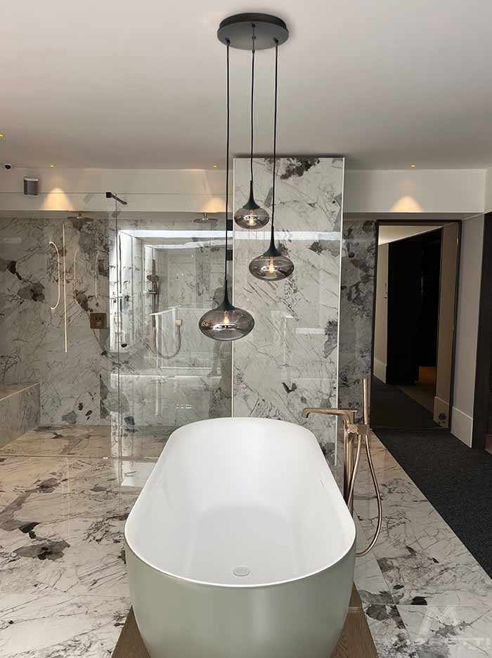 Maretti Lighting Paradiso Ceiling Light – 3 Light – Smoked Glass - Image 5