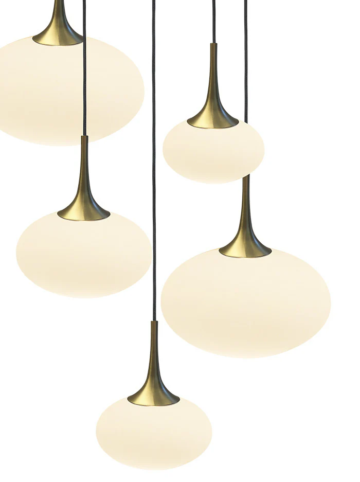 Maretti Lighting Paradiso Ceiling Light – 5 Light – Opal Glass - Image 2