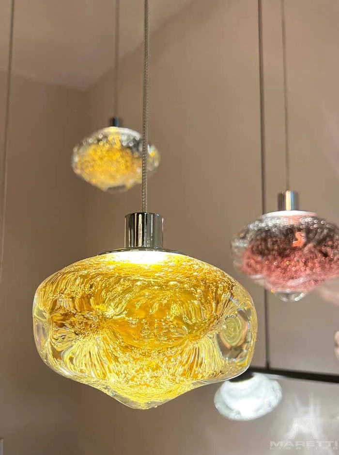 Maretti Lighting Soffio Hanging Lamp – Amber - Image 2