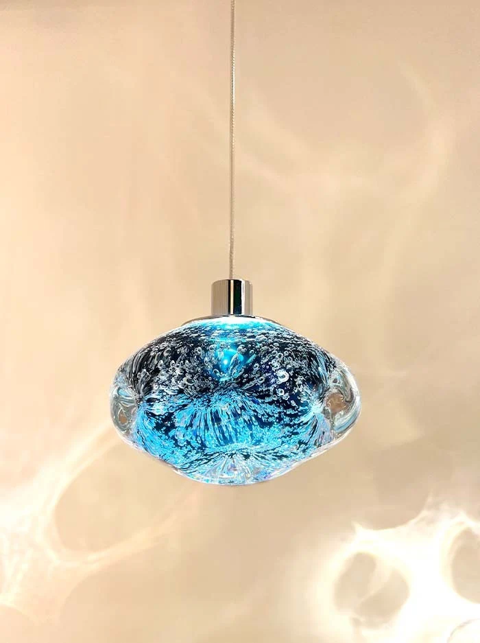 Maretti Lighting Soffio Hanging Lamp – Blue - Image 4