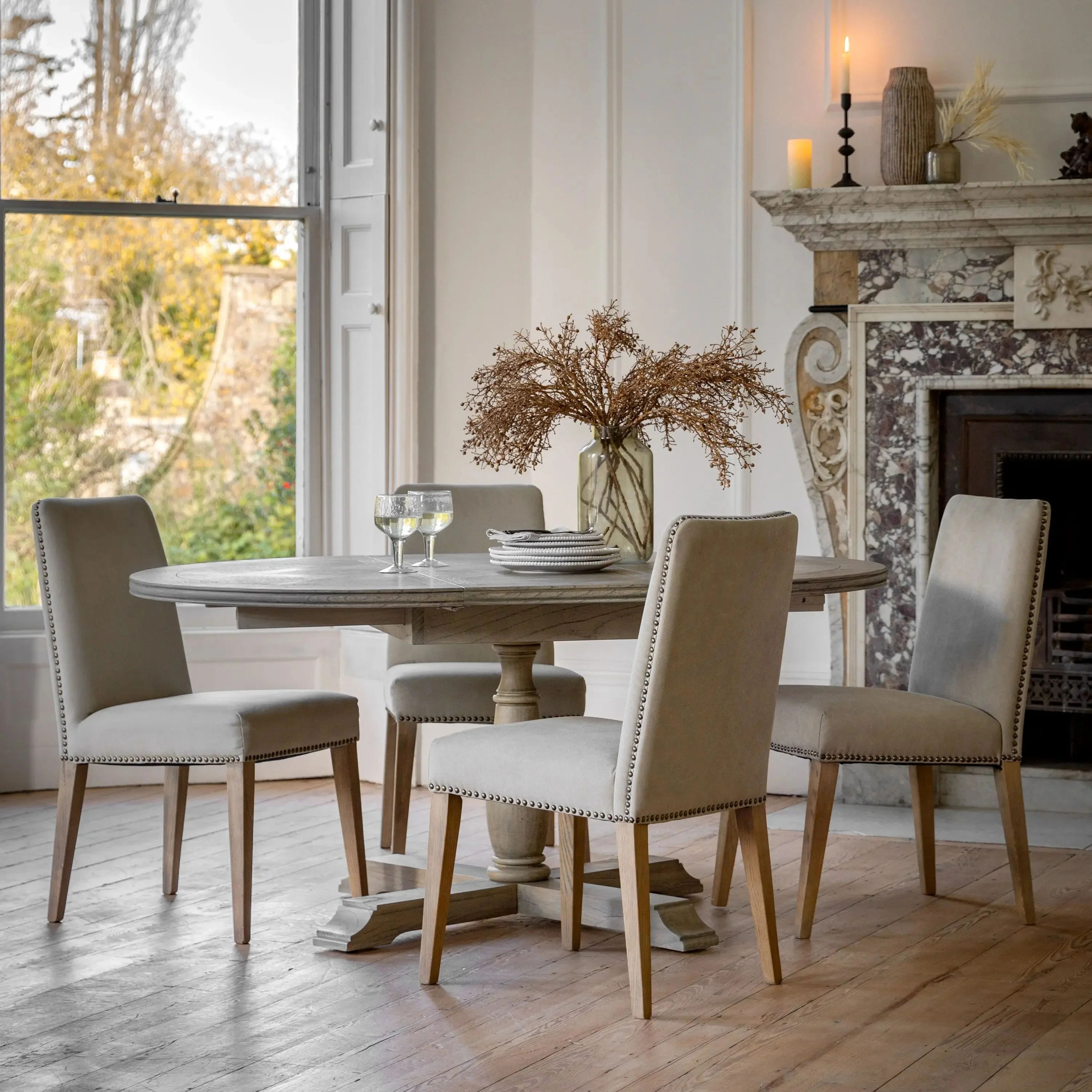Marina Round Extending Dining Table - Image 8