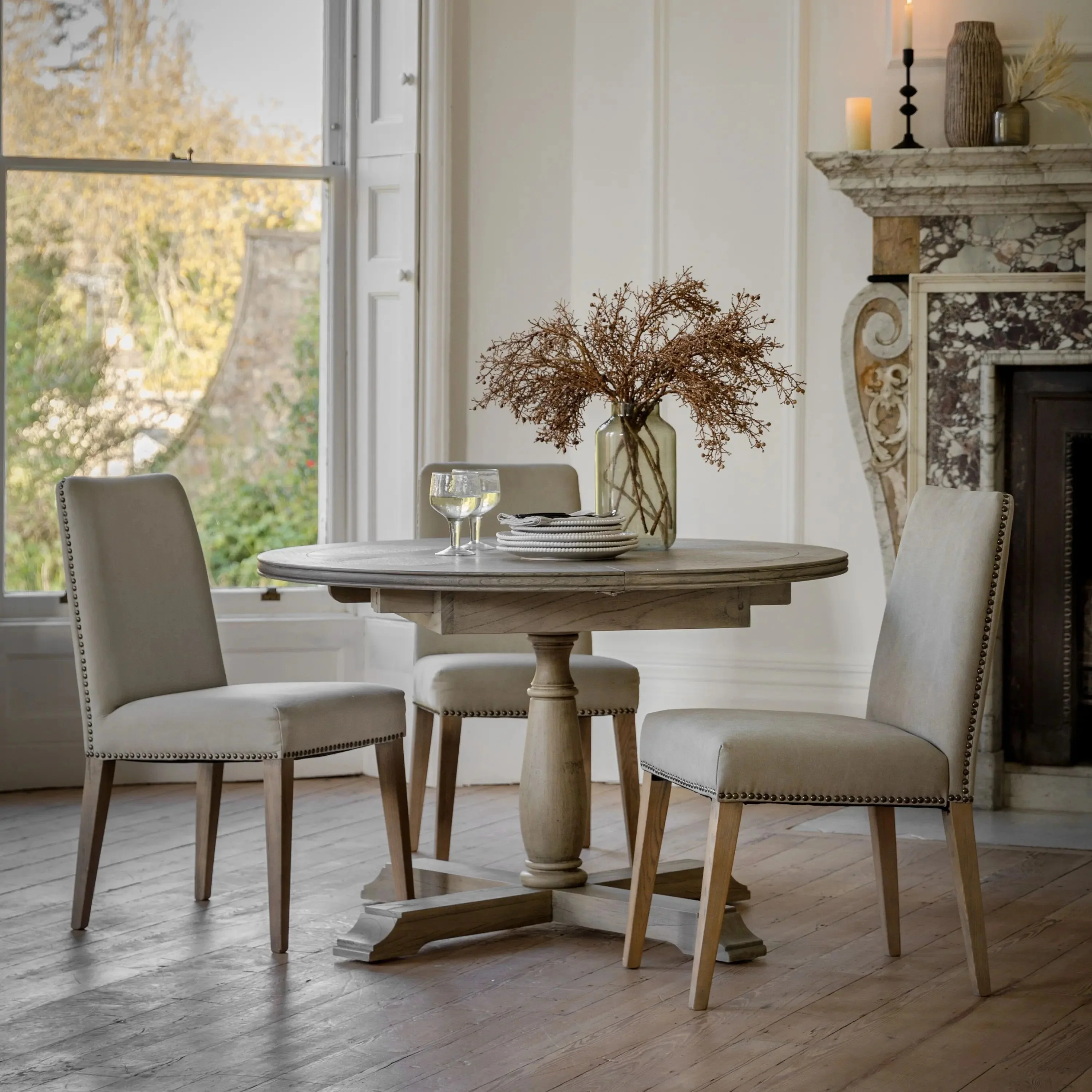 Marina Round Extending Dining Table - Image 9
