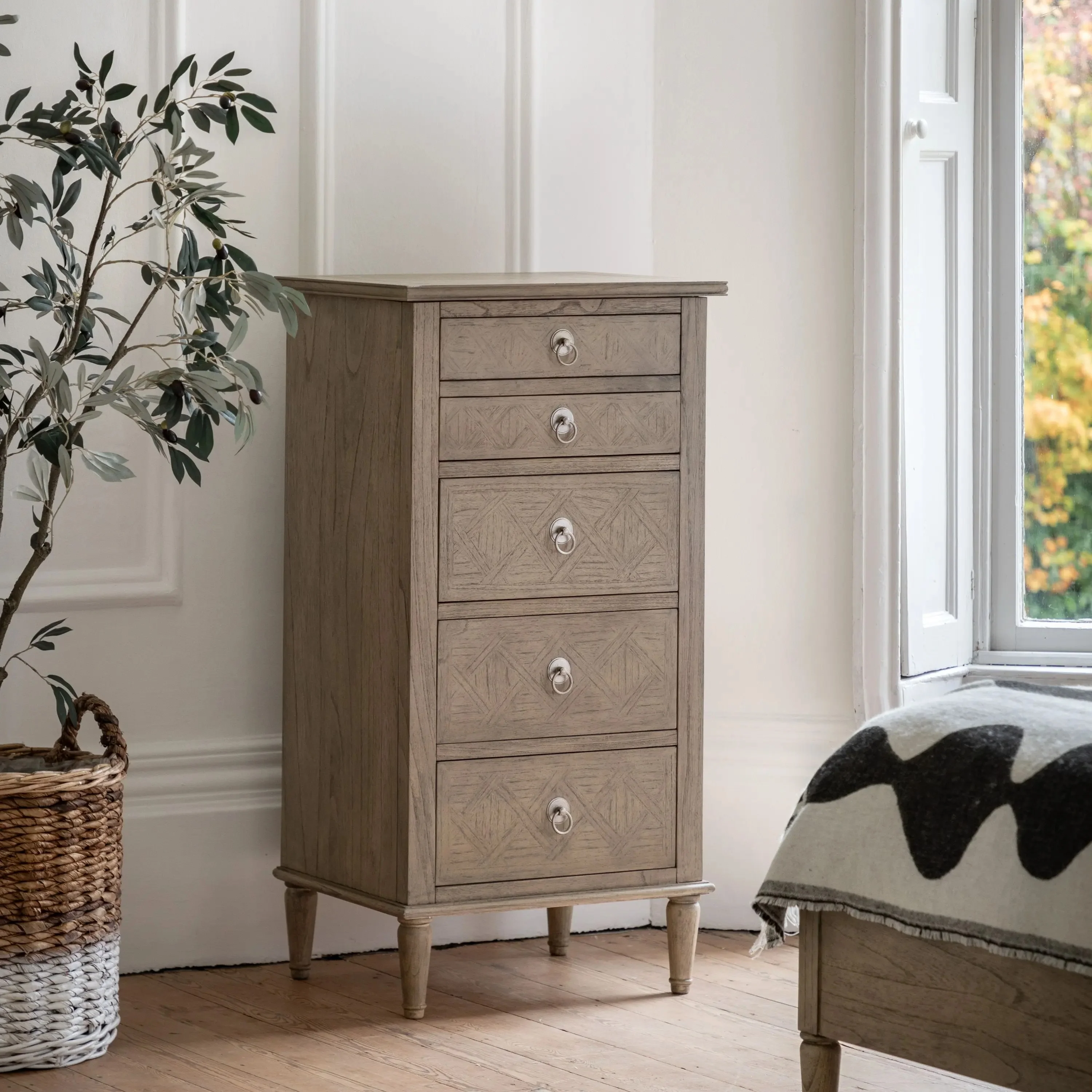 Marina Tallboy Chest of Drawers - Image 3
