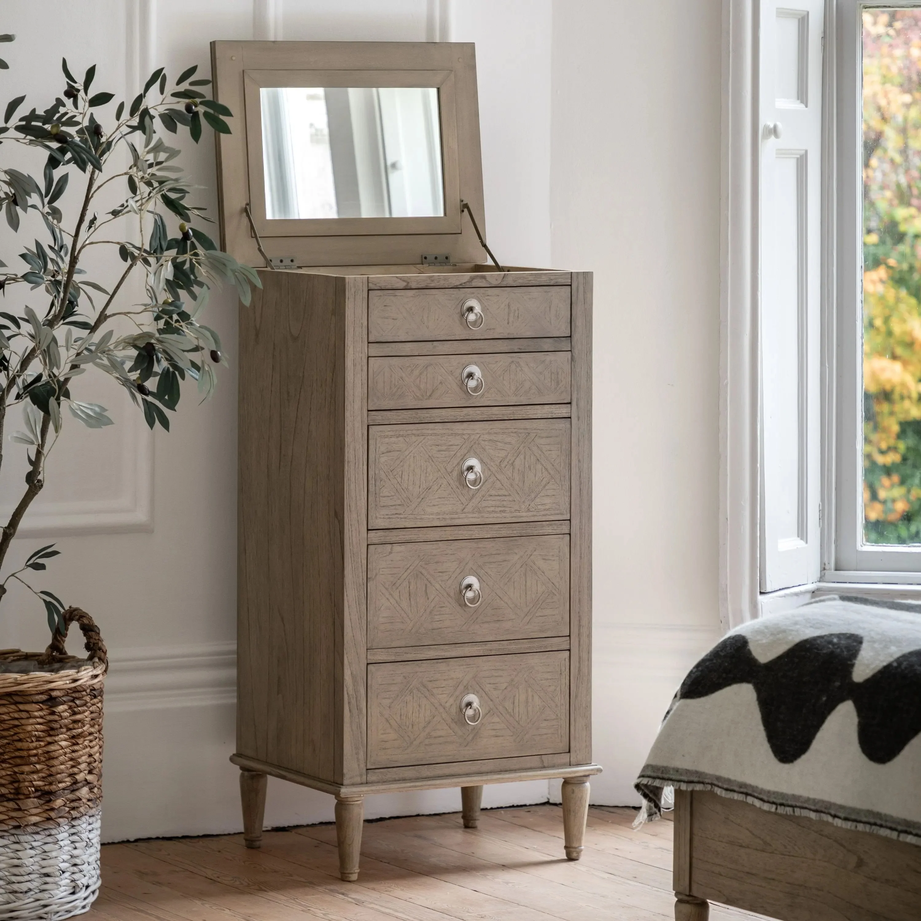 Marina Tallboy Chest of Drawers - Image 6