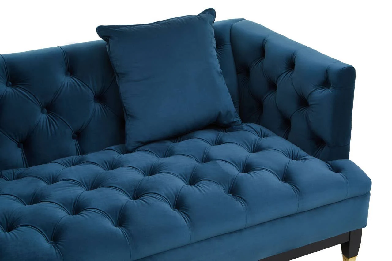 Marlowe 2 Seater Sofa - Navy - Image 6
