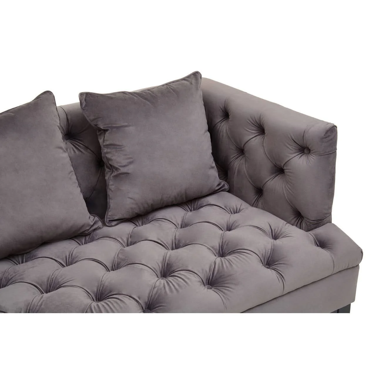 Marlowe 3 Seater Sofa - Grey - Image 8