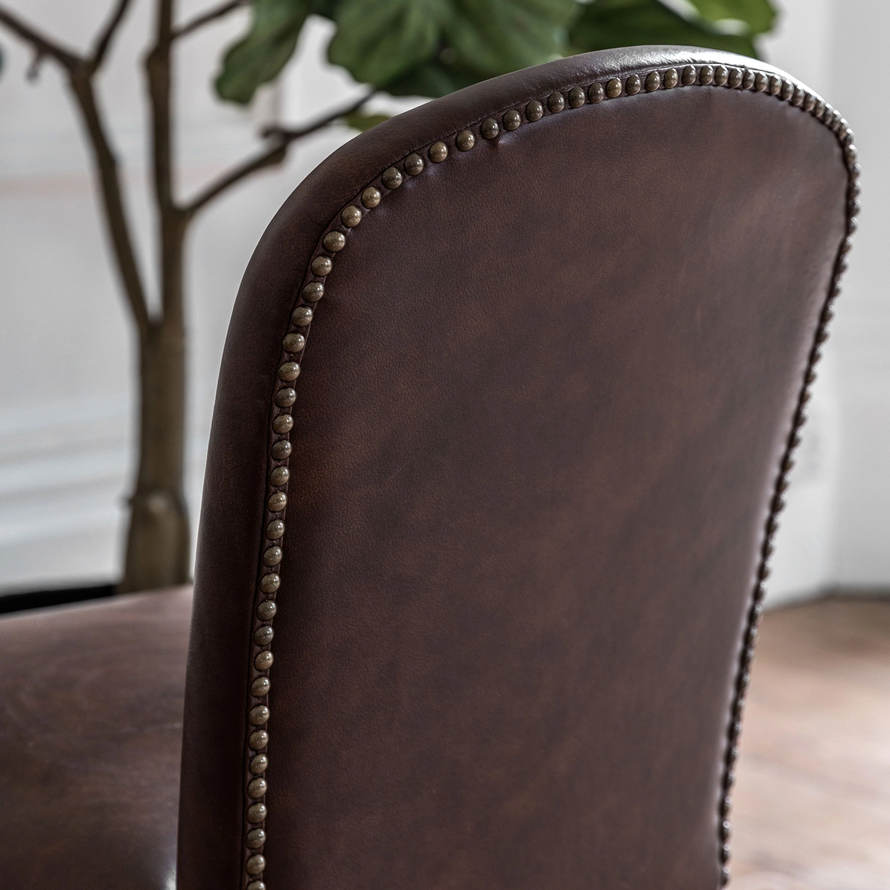 Marlowe Dining Chairs – Set of 2 – Antique Brown - Image 5