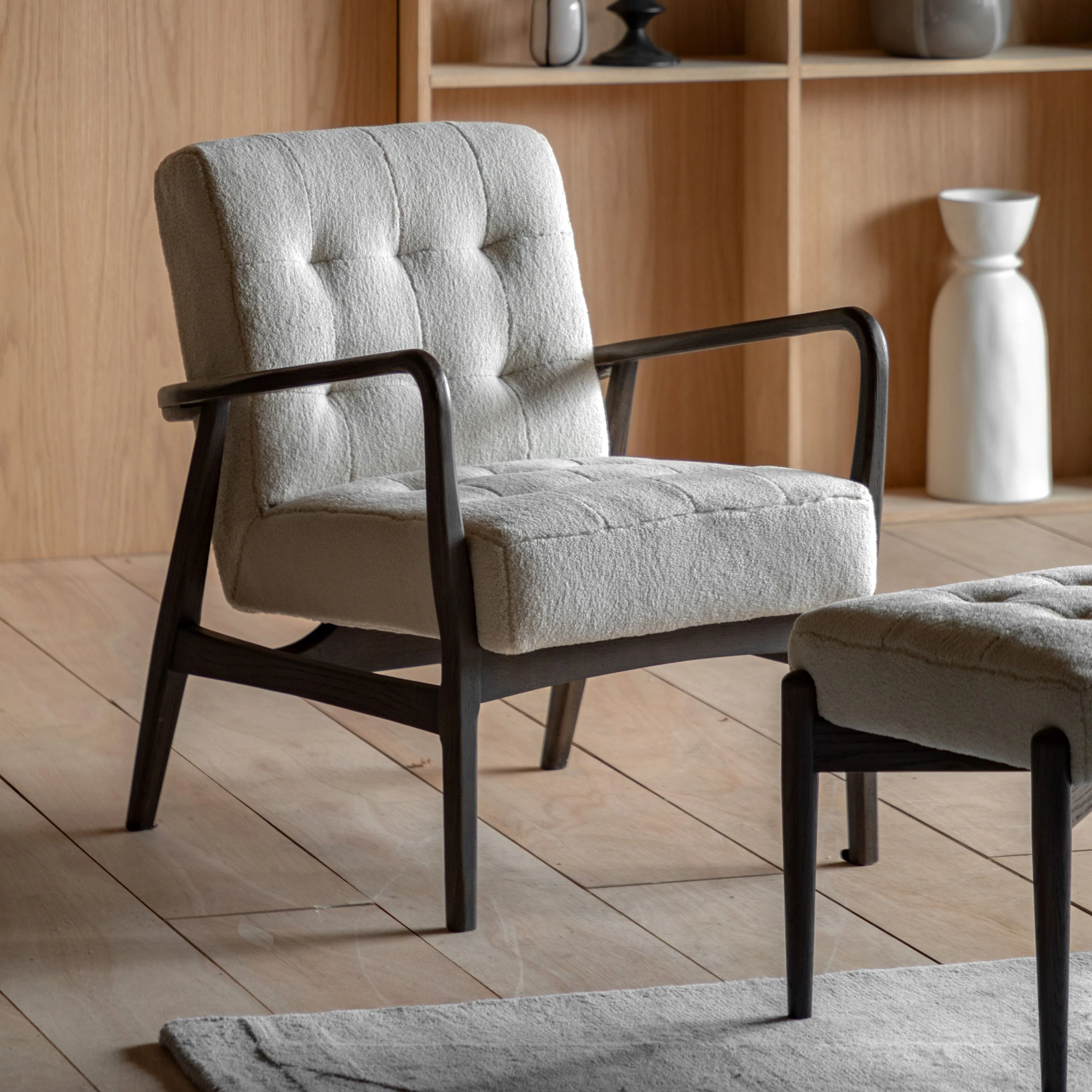 McClain Armchair – Cream - Image 8