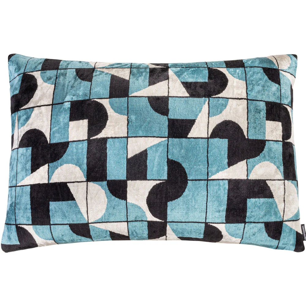 Melia Ikat Velvet Cushion Range (multiple designs) – Large - Image 15