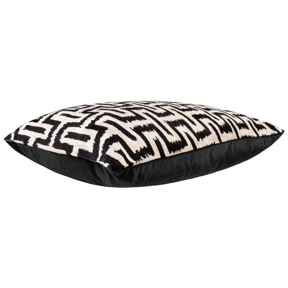 Melia Ikat Velvet Cushion Range (multiple designs) – Large - Image 2
