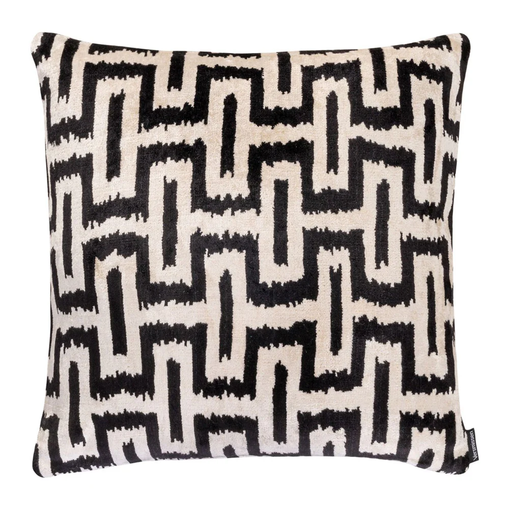 Melia Ikat Velvet Cushion Range (multiple designs) – Small