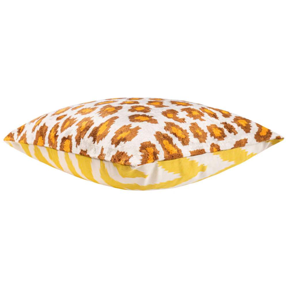 Melia Ikat Velvet Cushion Range (multiple designs) – Small - Image 10