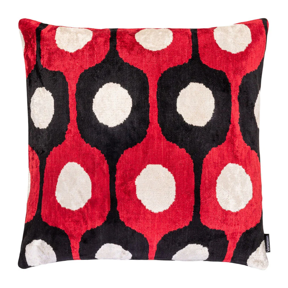 Melia Ikat Velvet Cushion Range (multiple designs) – Small - Image 11