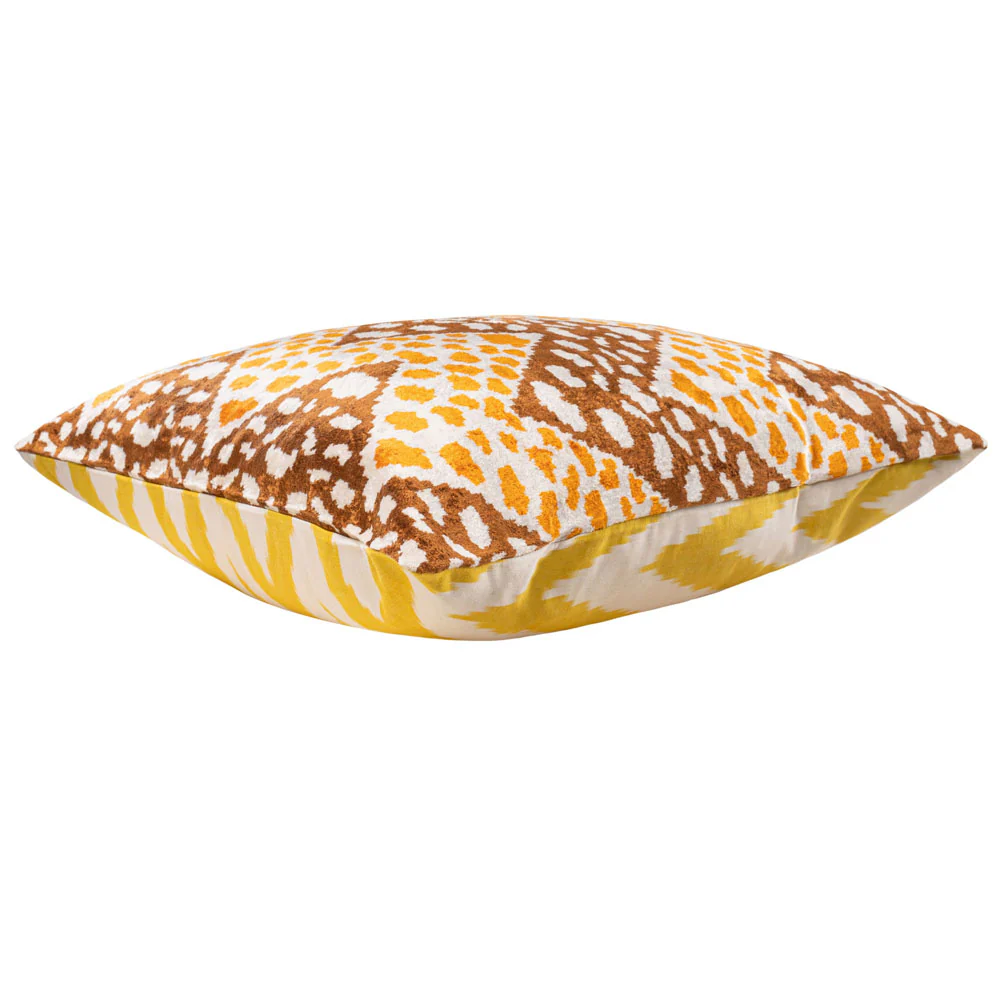 Melia Ikat Velvet Cushion Range (multiple designs) – Small - Image 18