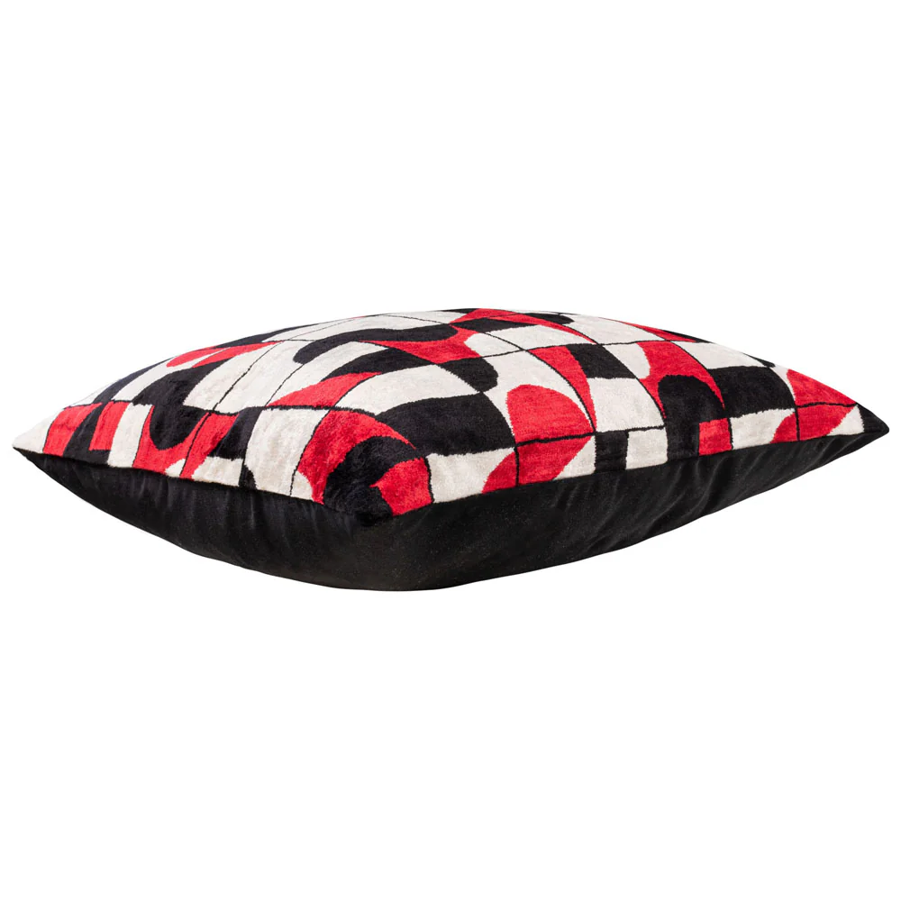 Melia Ikat Velvet Cushion Range (multiple designs) – Small - Image 20