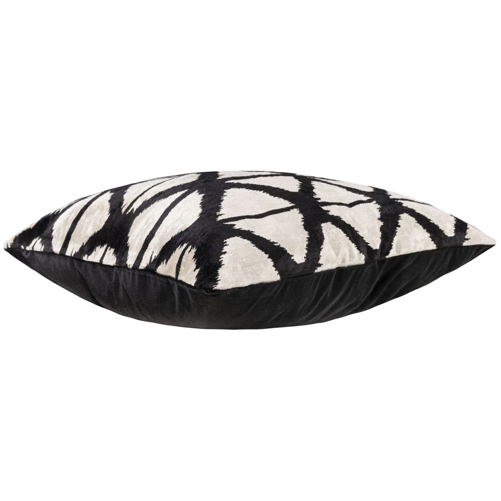 Melia Ikat Velvet Cushion Range (multiple designs) – Small - Image 4