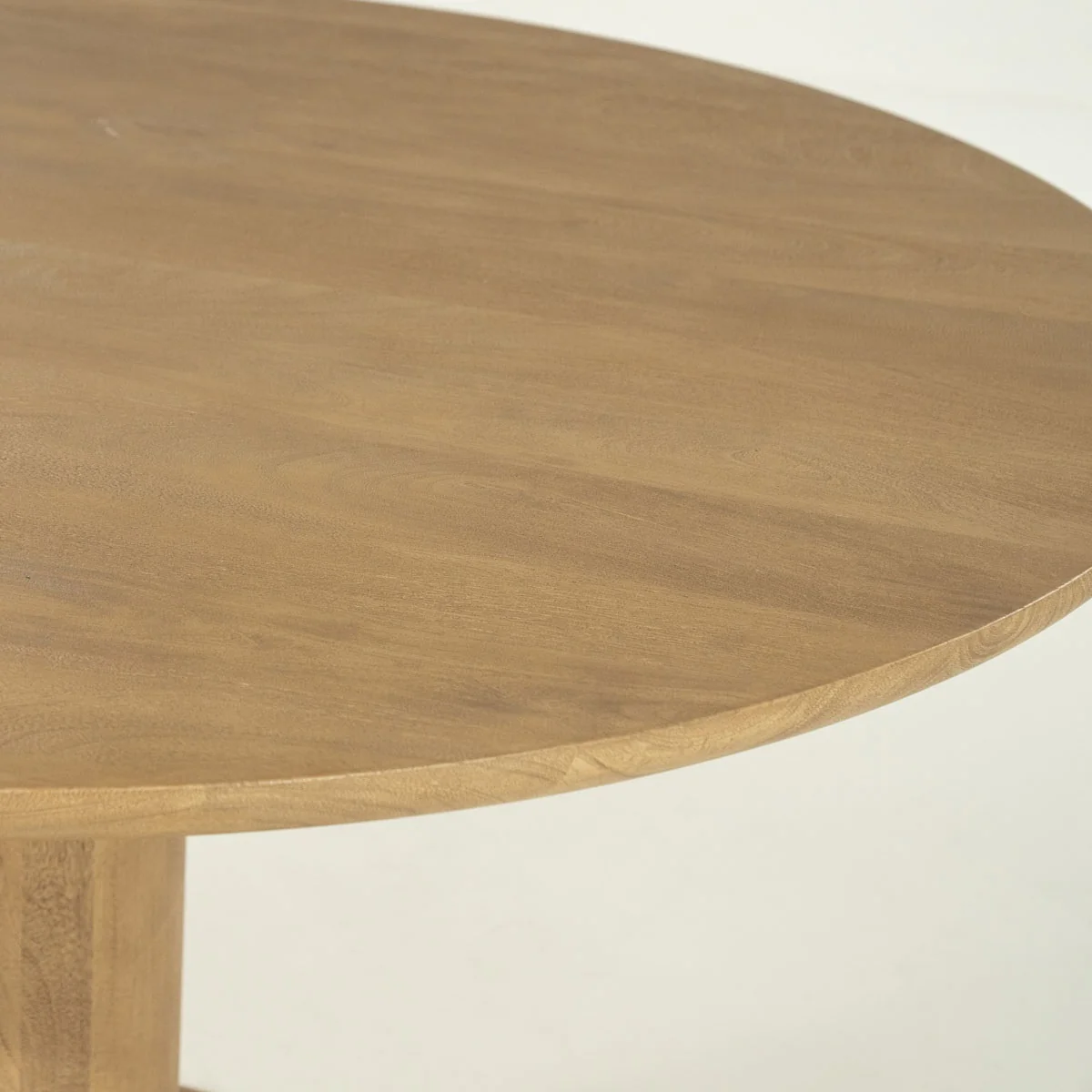 Milburn Round Dining Table – Natural – 130cm - Image 2