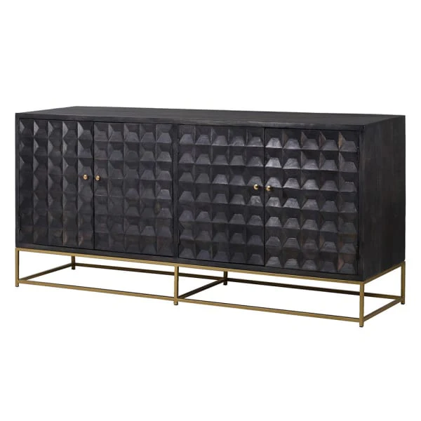 Morrow Rustic Sideboard in Mango Wood - Image 2