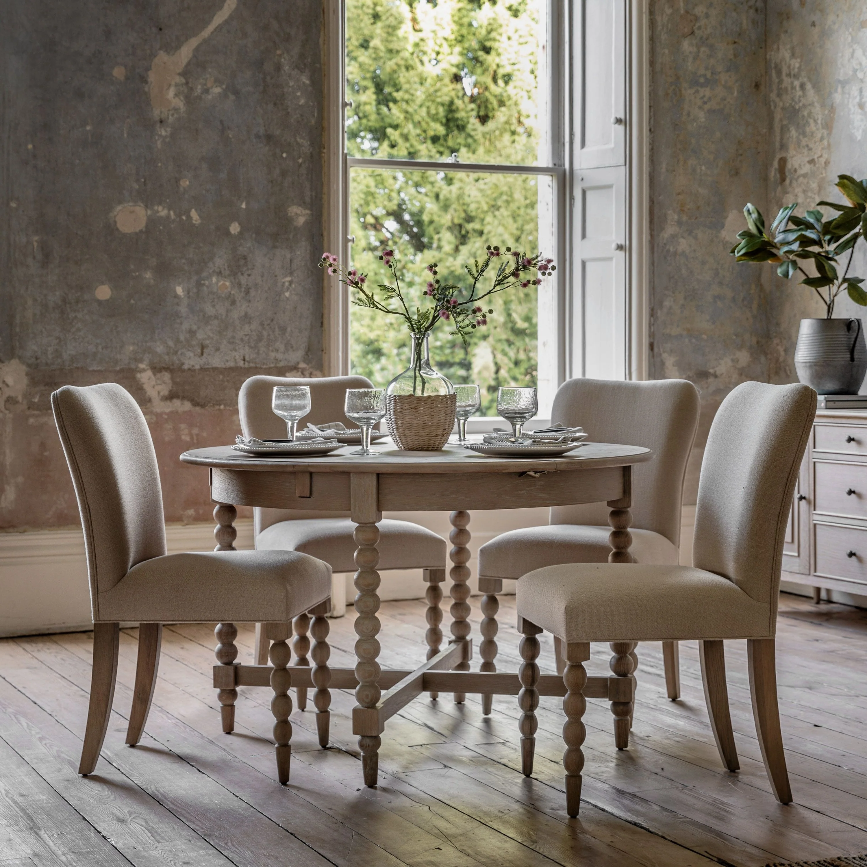 Oakville Extending Round Dining Table - Image 8