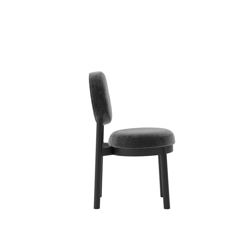 OTI Maru Dining Chair – Monument – Set of 2 - Image 3