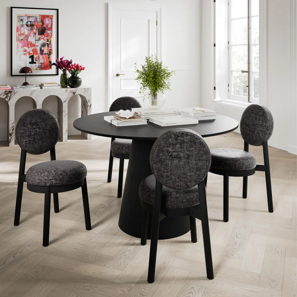 OTI Maru Dining Chair – Monument – Set of 2 - Image 6