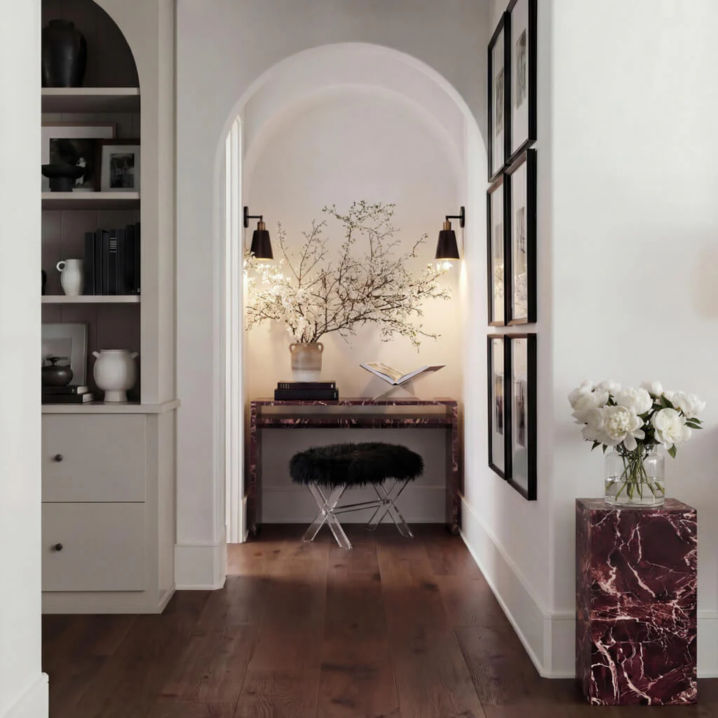 OTI Raffles Desk – Rosso Levanto - Image 3