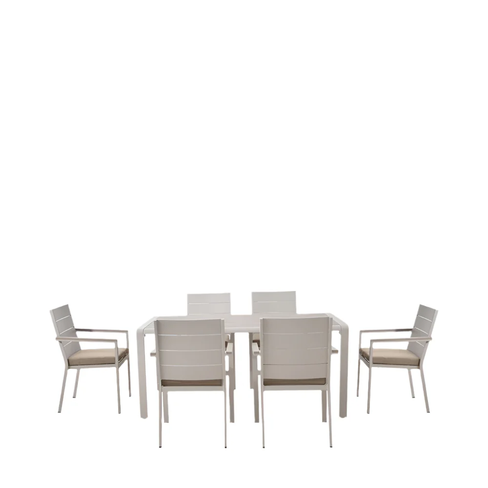 Pacific Lifestyle Aruba Outdoor 6 Seater Dining Set