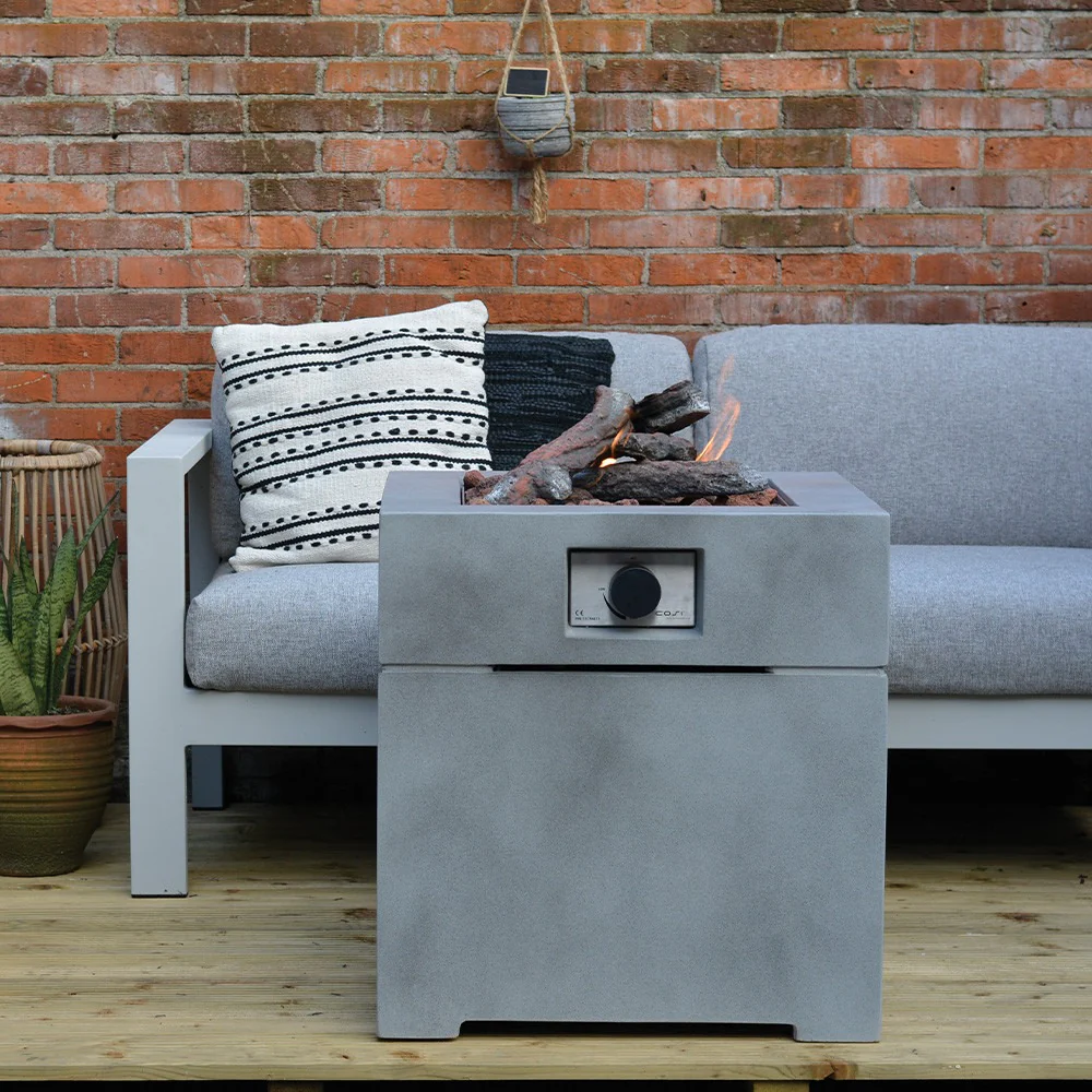 Pacific Lifestyle Cosibrixx Fire Pit – Concrete Effect – 60 - Image 5
