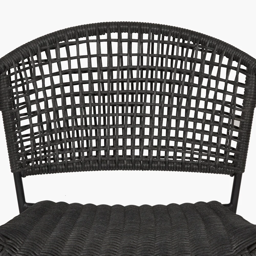 Pacific Lifestyle Dakota 4 Seater Outdoor Dining Set – Black - Image 10