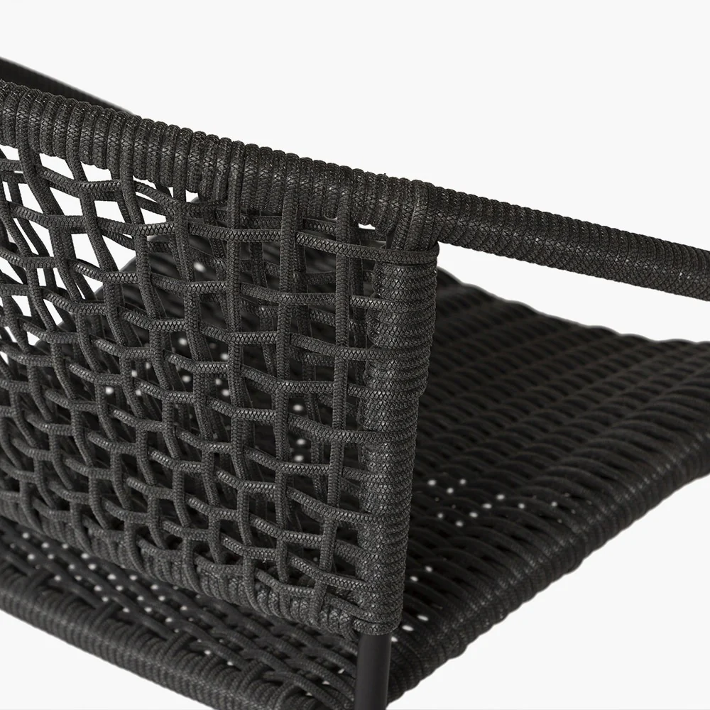 Pacific Lifestyle Dakota 4 Seater Outdoor Dining Set – Black - Image 12