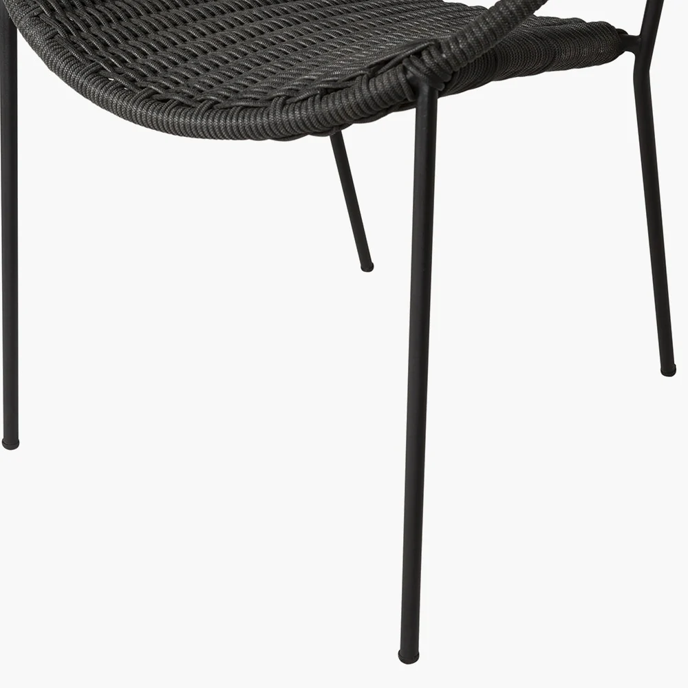 Pacific Lifestyle Dakota 4 Seater Outdoor Dining Set – Black - Image 13