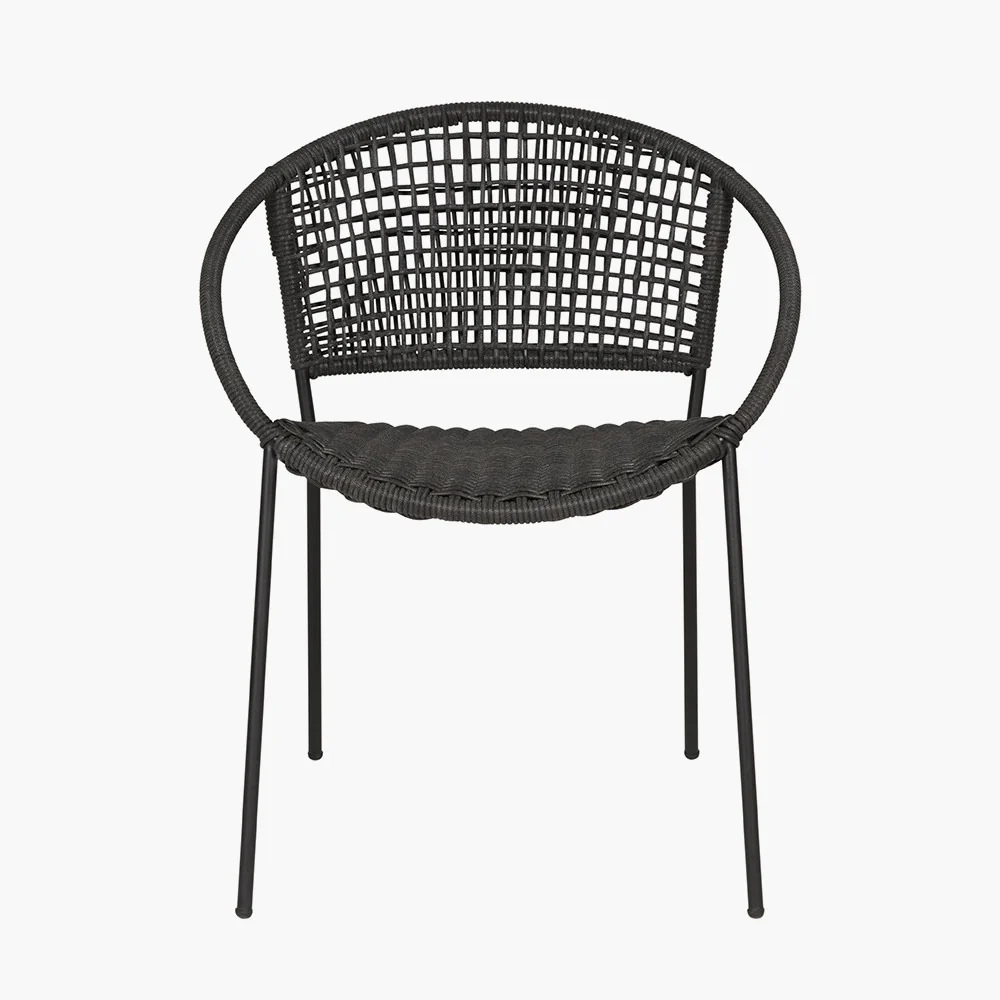 Pacific Lifestyle Dakota 4 Seater Outdoor Dining Set – Black - Image 5