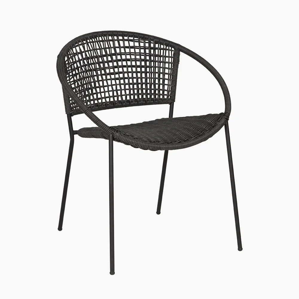 Pacific Lifestyle Dakota 4 Seater Outdoor Dining Set – Black - Image 6