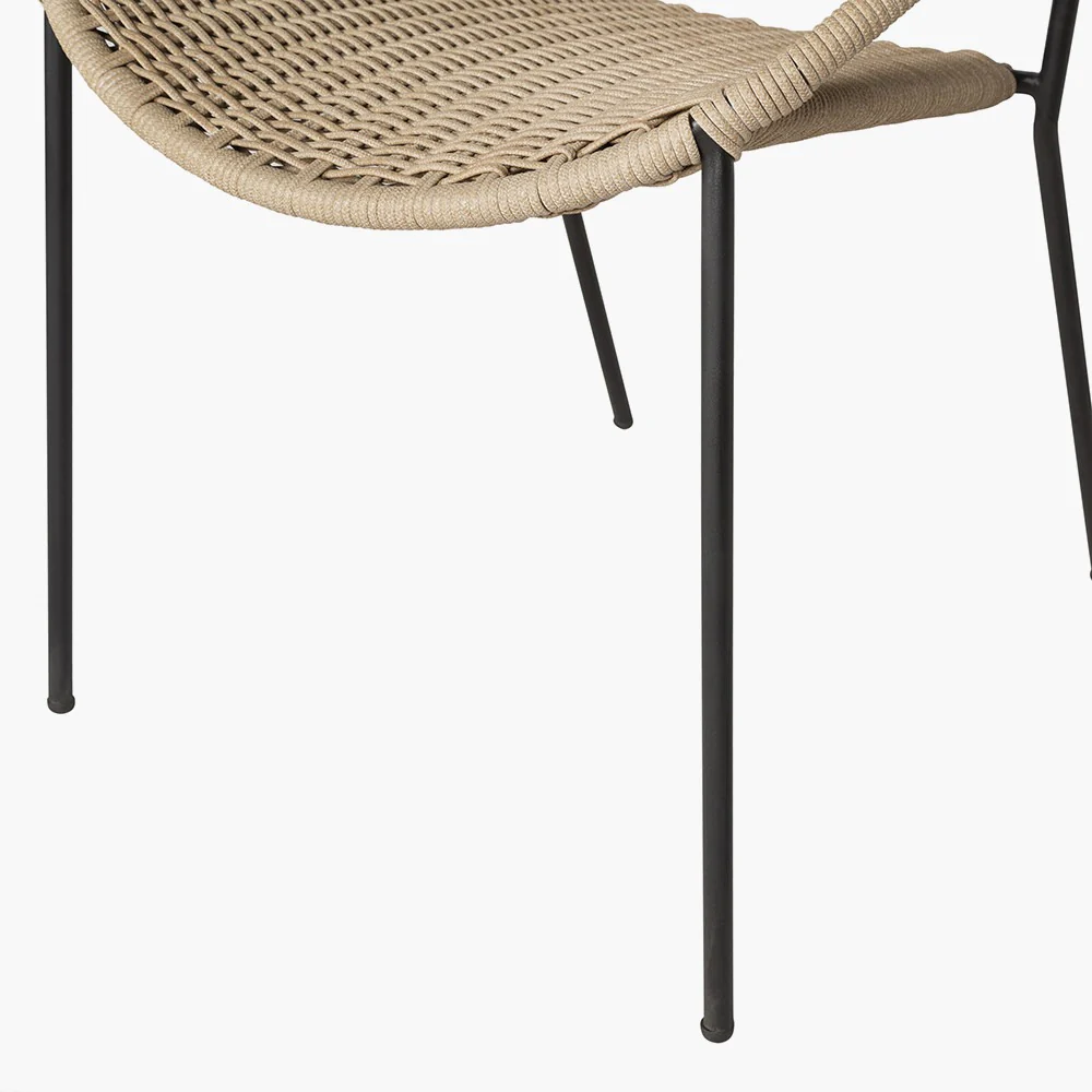 Pacific Lifestyle Dakota 4 Seater Outdoor Dining Set – Natural Wheat - Image 12