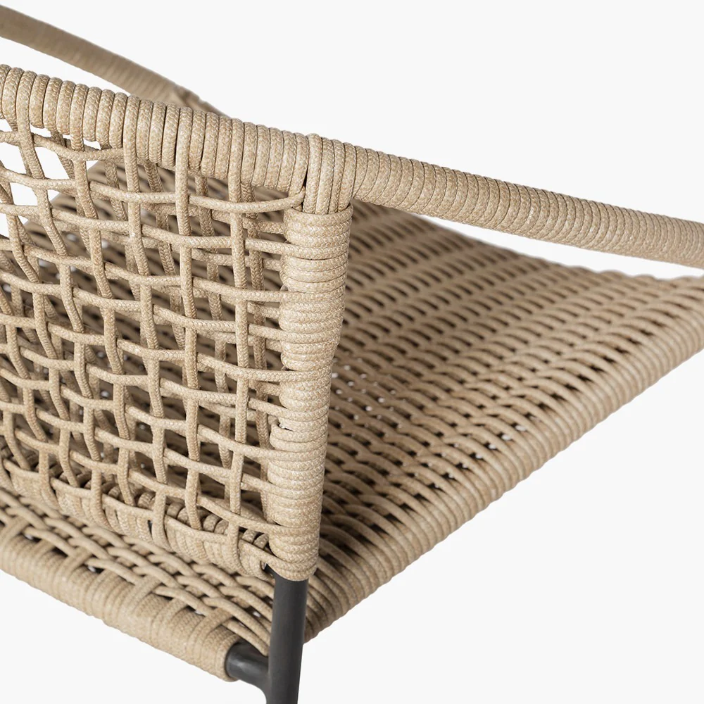 Pacific Lifestyle Dakota 4 Seater Outdoor Dining Set – Natural Wheat - Image 15
