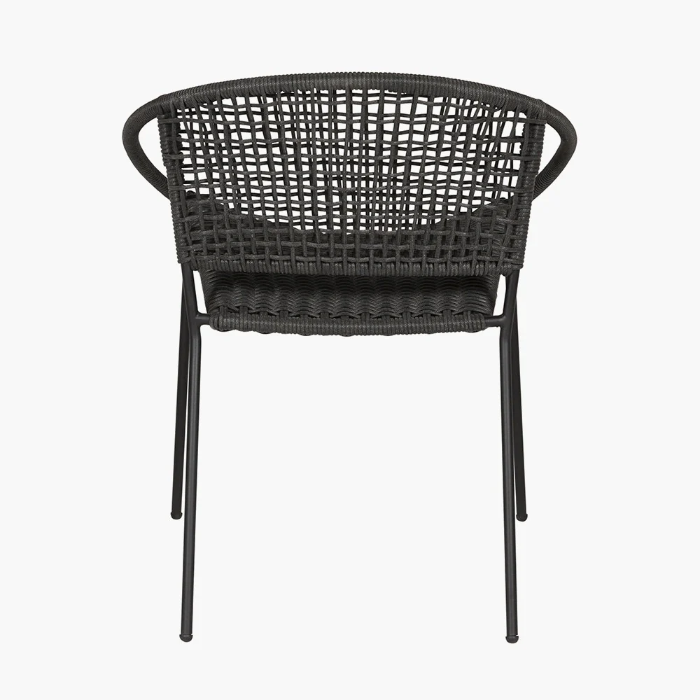 Pacific Lifestyle Dakota Outdoor Bistro Set – Black - Image 9