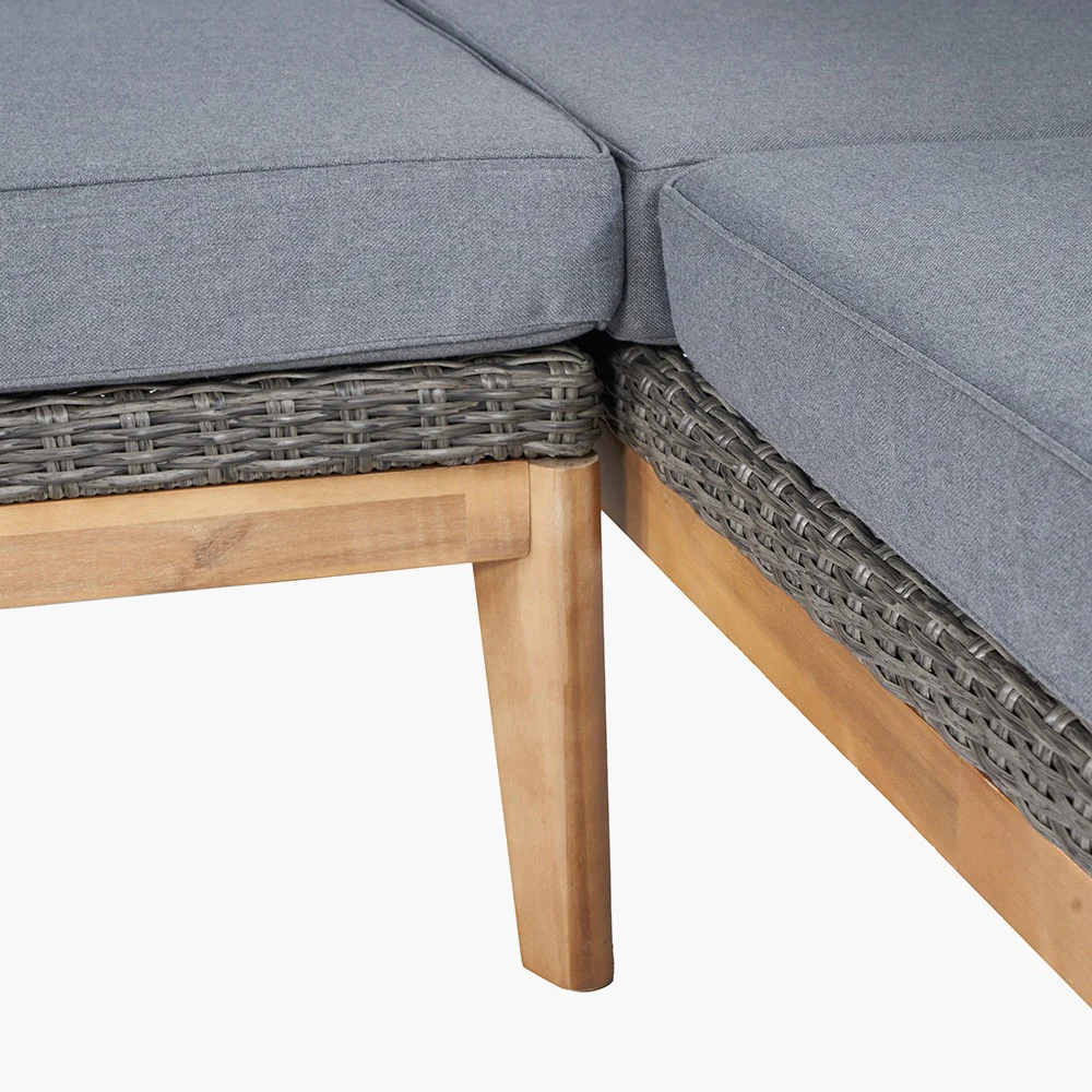 Pacific Lifestyle Larissa Outdoor Corner Seating Set – Kubu Grey - Image 2