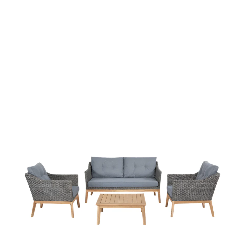 Pacific Lifestyle Larissa Outdoor Seating Set – Kubu Grey