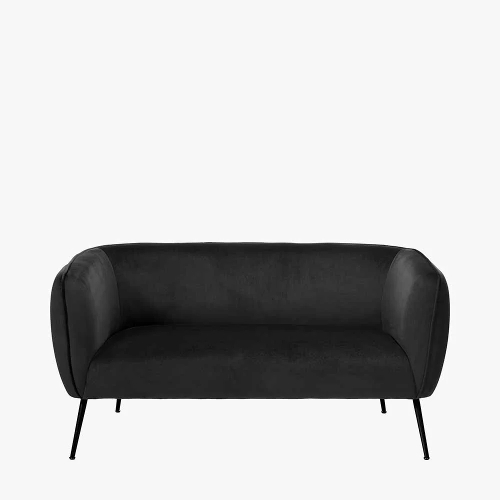 Pacific Lifestyle Lucca Sofa – Black Velvet - Image 2