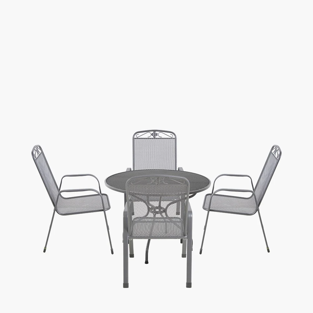 Pacific Lifestyle Savoy Round 4 Seater Dining Set