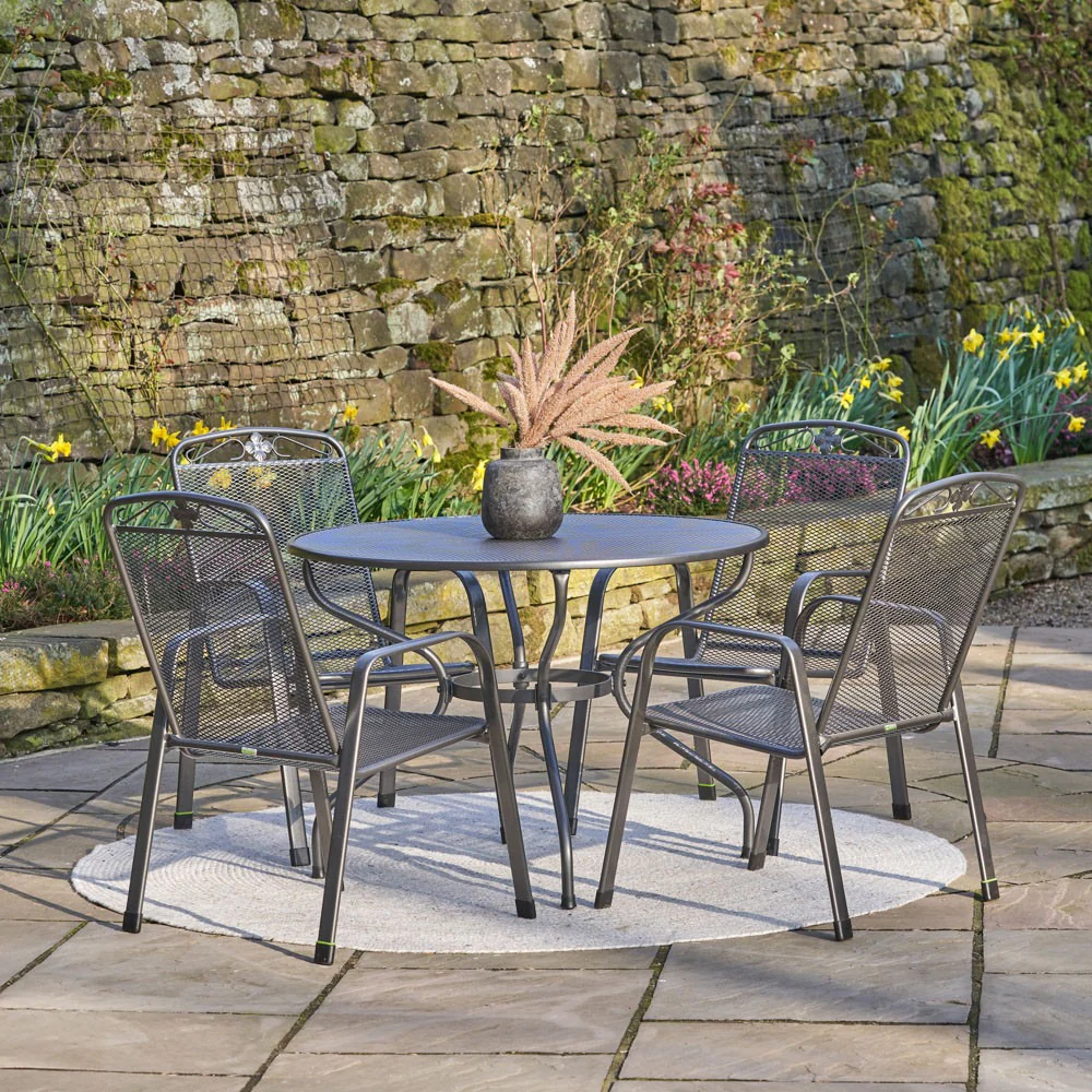 Pacific Lifestyle Savoy Round 4 Seater Dining Set - Image 7