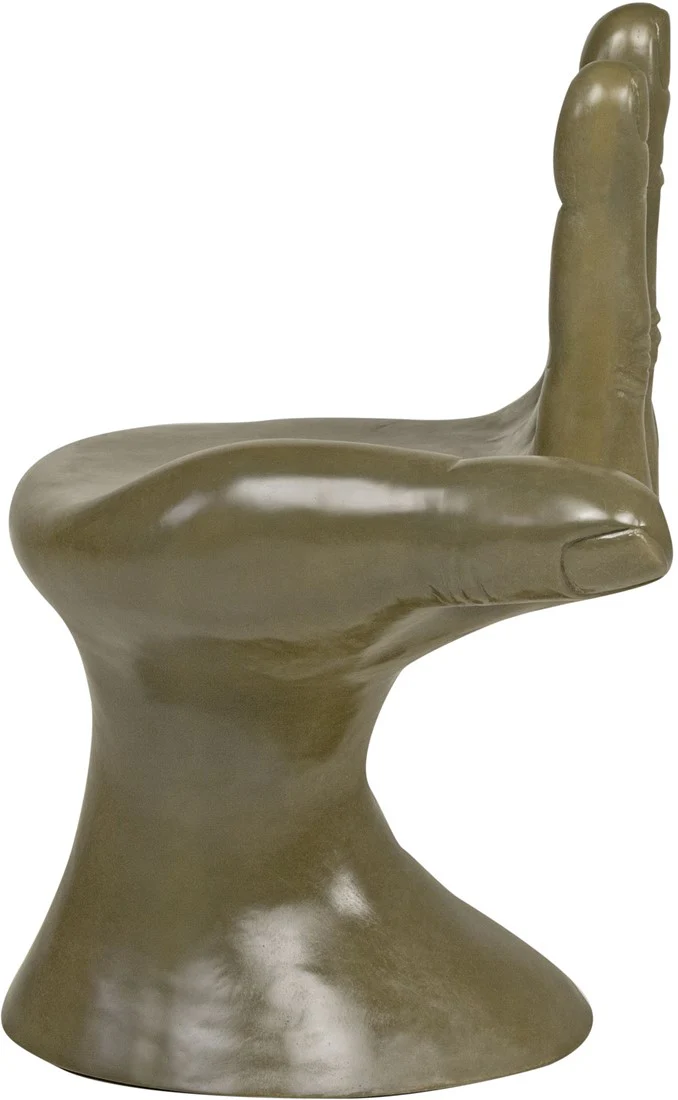 Palm Embrace Chair – Moss - Image 6