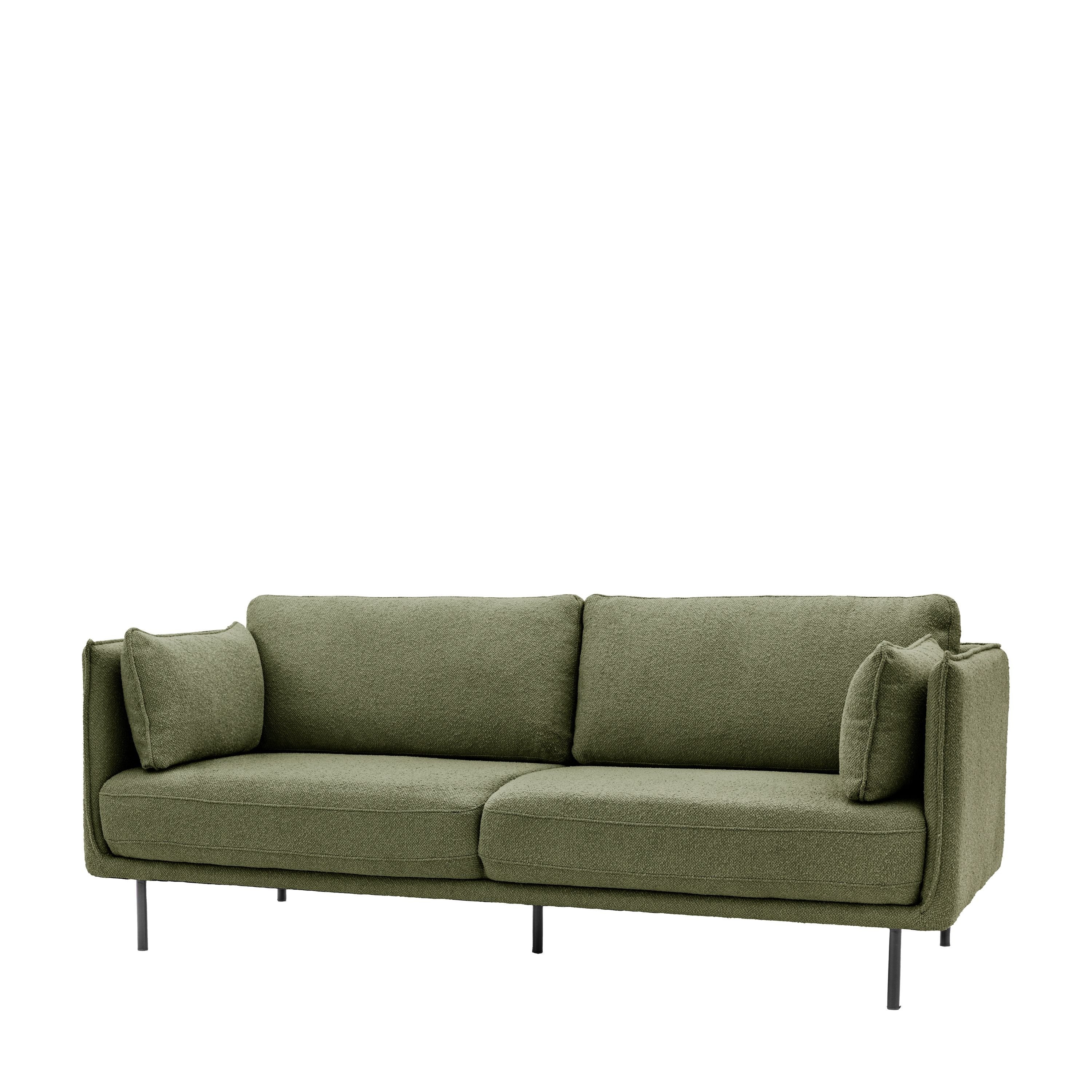 Perri Sofa – Green Boucle - Image 2