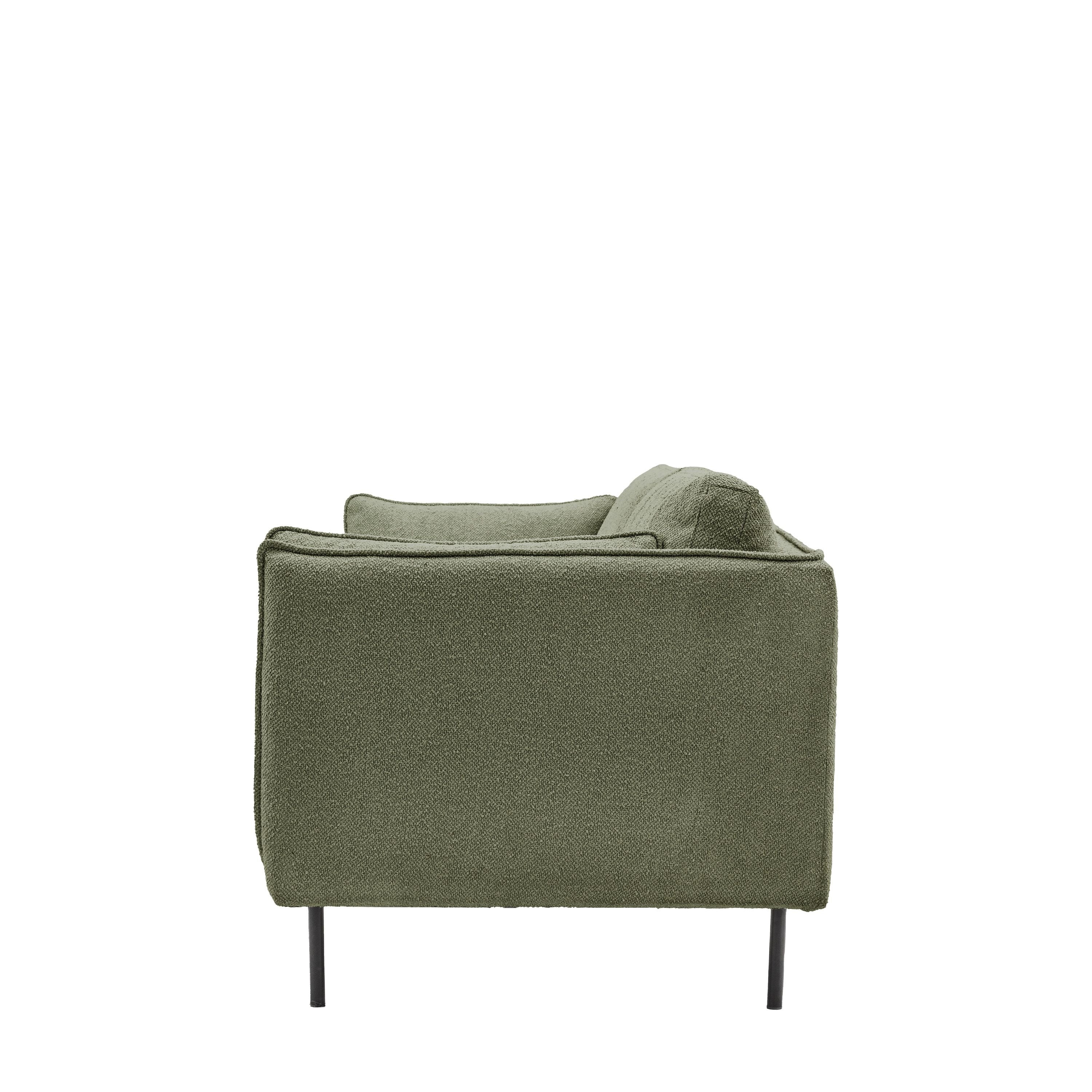 Perri Sofa – Green Boucle - Image 3