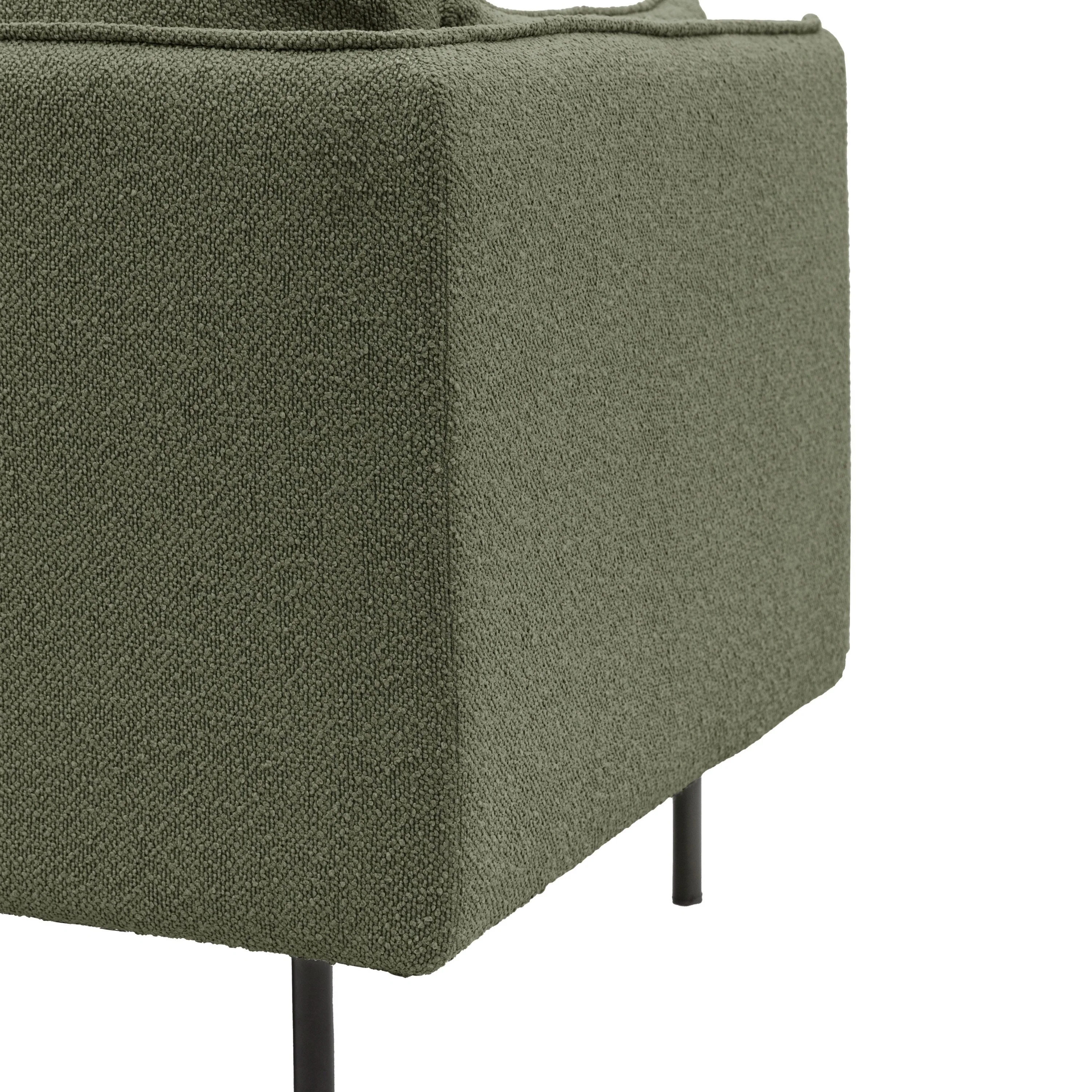 Perri Sofa – Green Boucle - Image 4
