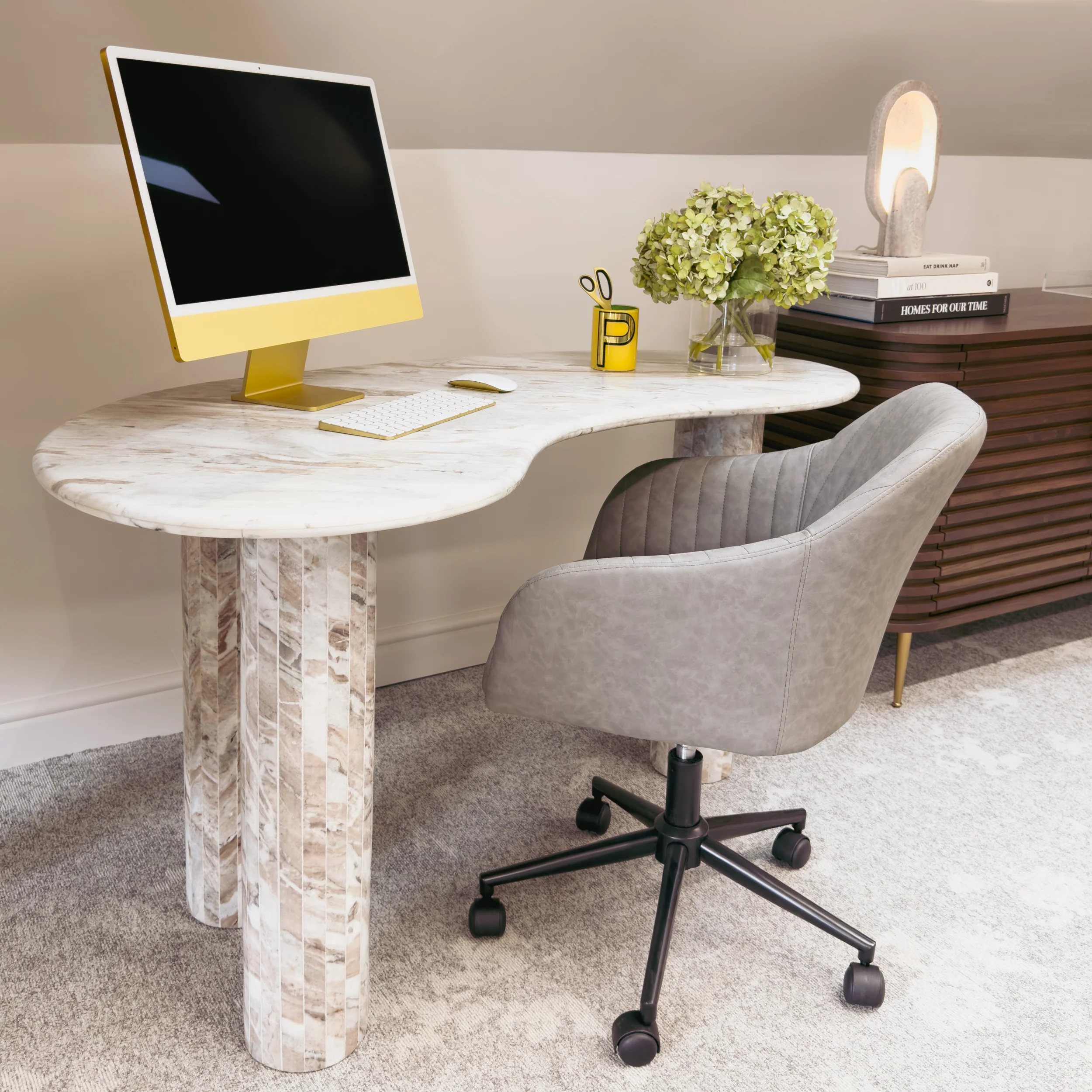 Petra Marble Desk - Image 5