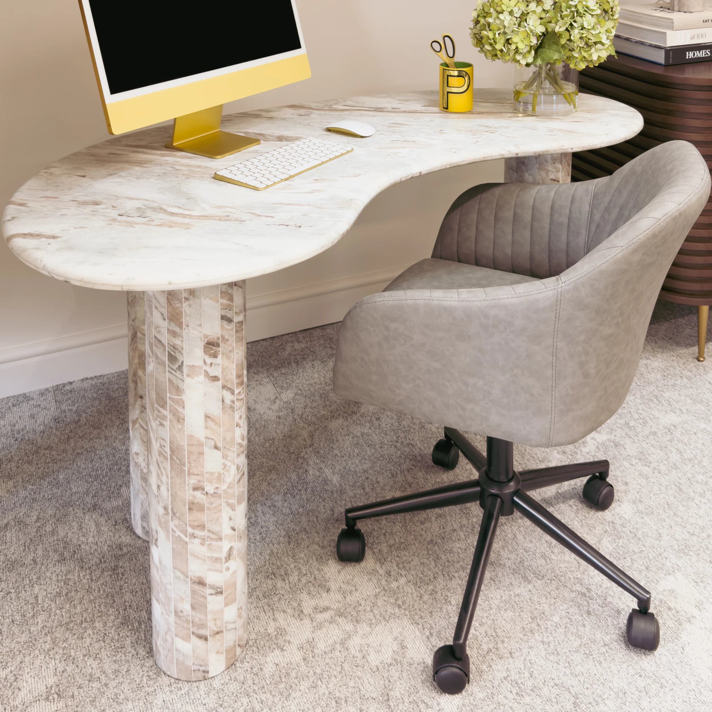 Petra Marble Desk - Image 6