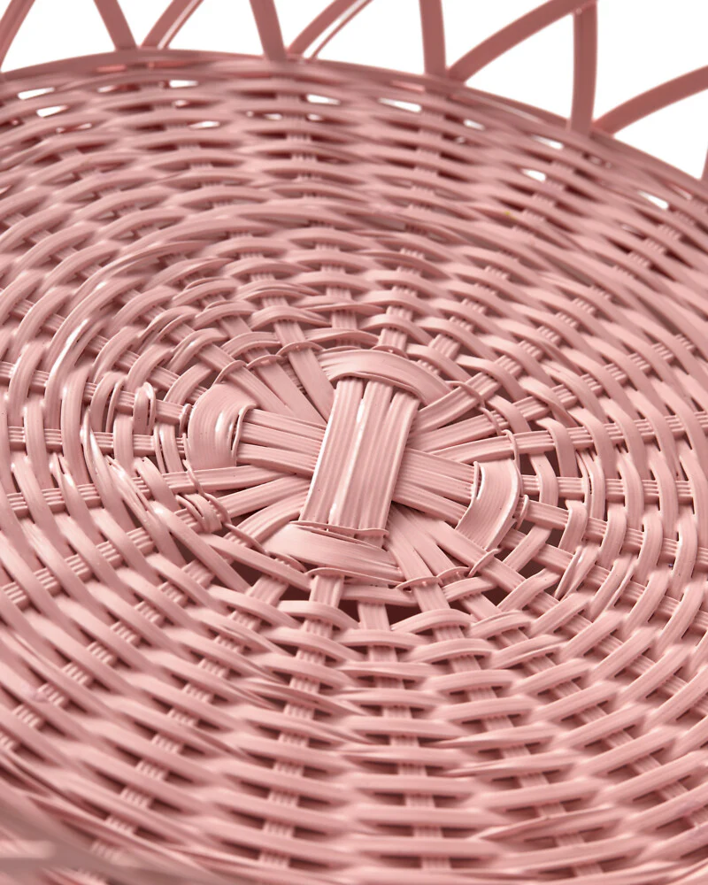 Pols Potten Bakkie Lace Basket in Pink - Image 4